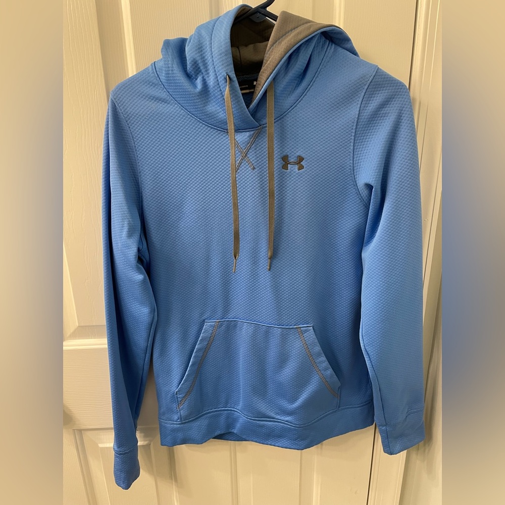 Under Armour women’s size small blue waffle hoodie